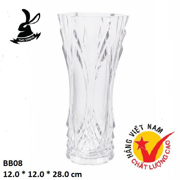Bình Bông BB08 Nhựa Trong Acrylic Cao Cấp Fataco Việt Nam - Chính Hãng