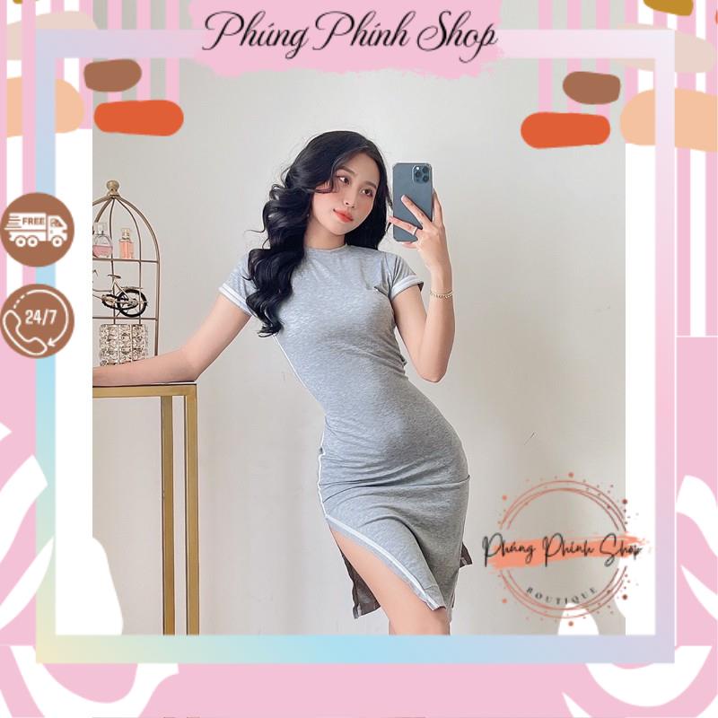 ĐẦM BODY XẺ TÀ KHOÉT EO SANG CHẢNH SEXY