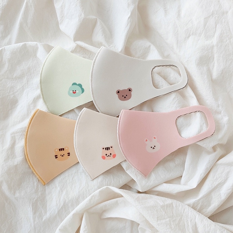 KHẨU TRANG VẢI KHÁNG KHUẨN DOTTODOT CHO BÉ - Made in Korea