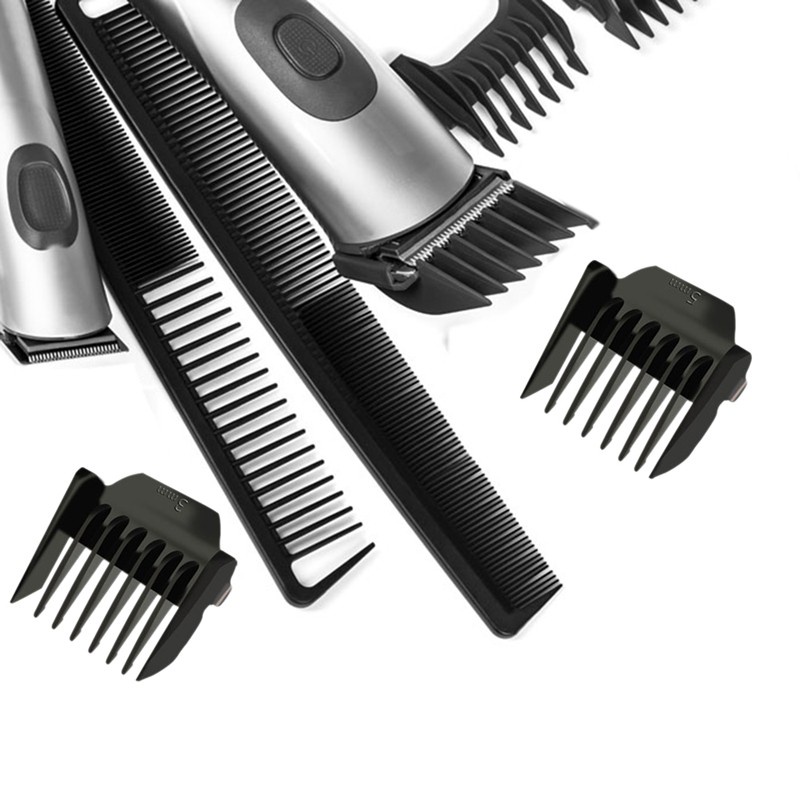 [Hàng mới về] 4 đầu lược thay thế cho tông đơ philips 3mm 5mm 7mm 9mm đen