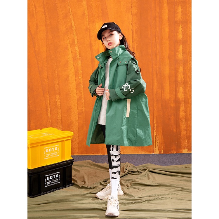 NSCAT-áo gió nữ 2021 new casual siêu đẹp xu hướng nước ngoài Áo khoác phong cách Anh kiểu dáng ngoại phiên bản Hàn Quốc