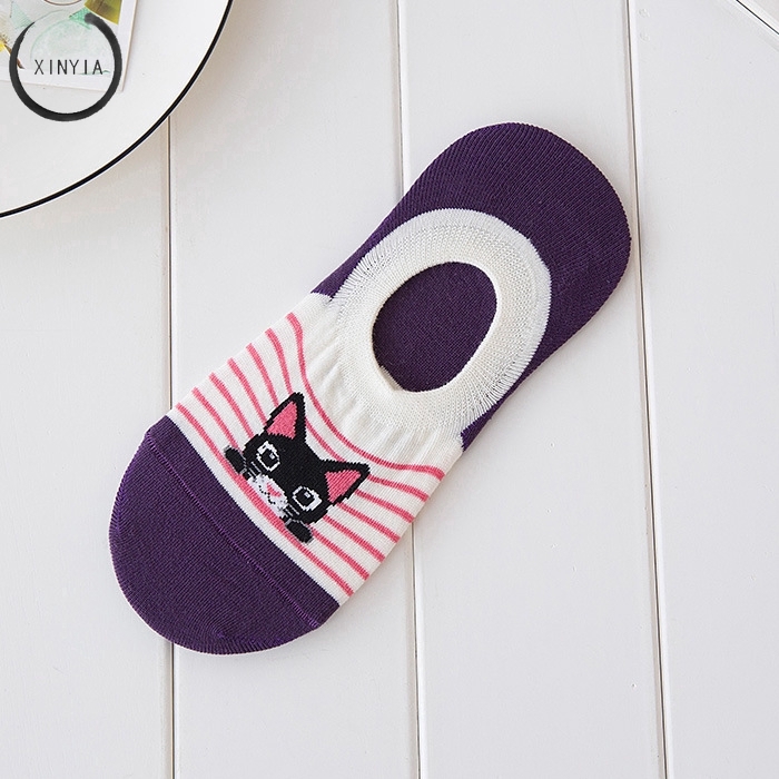 Cartoon animated spring and summer boat socks