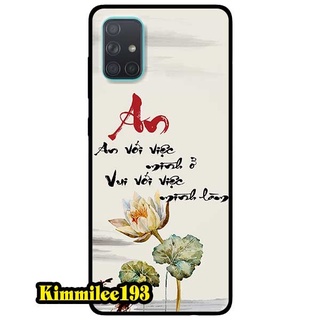 Ốp lưng dành cho Samsung Galaxy A51 - A71 - M51 - An Sen Trắng