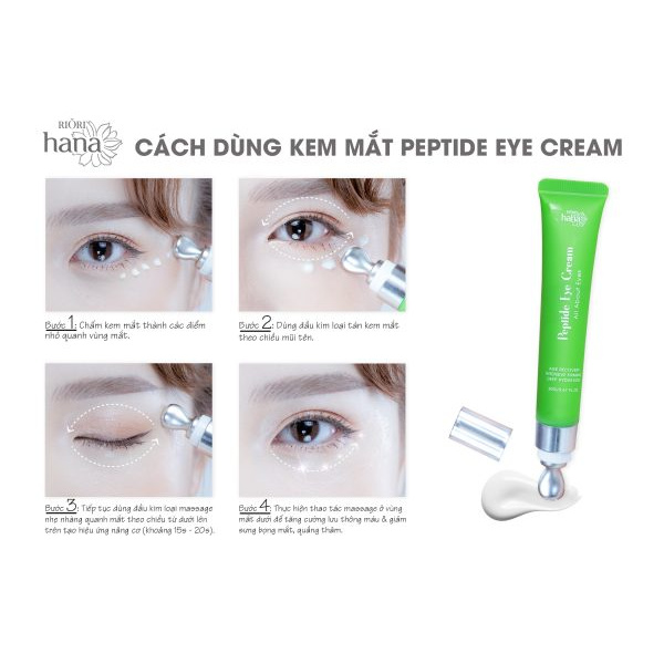 Kem Dưỡng Mắt RIORI PEPTIDE EYE CREAM 20g