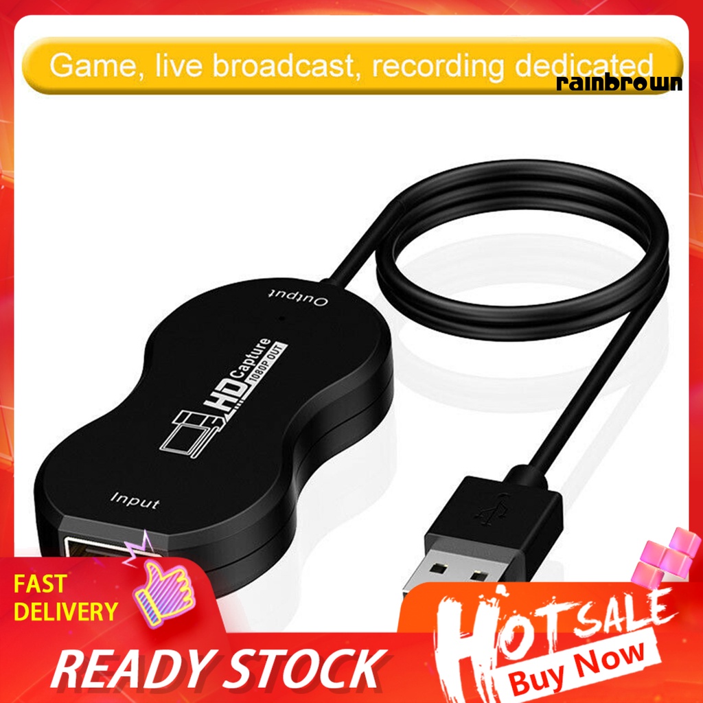 HDMI-compatible to USB 3.0 Audio Video Capture Card Game Transcribe Tools Adapter Convertor
