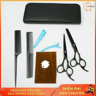 Bộ kéo cắt tóc chuyên nghiệp cao cấp chuyên dụng có bao da