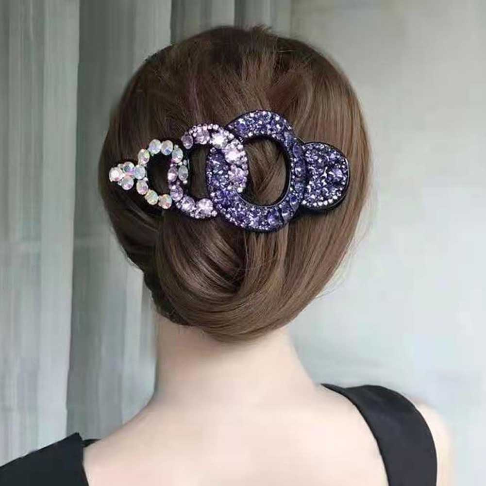 Kẹp Tóc Mỏ Vịt Đính Đá Lấp Lánh Mới