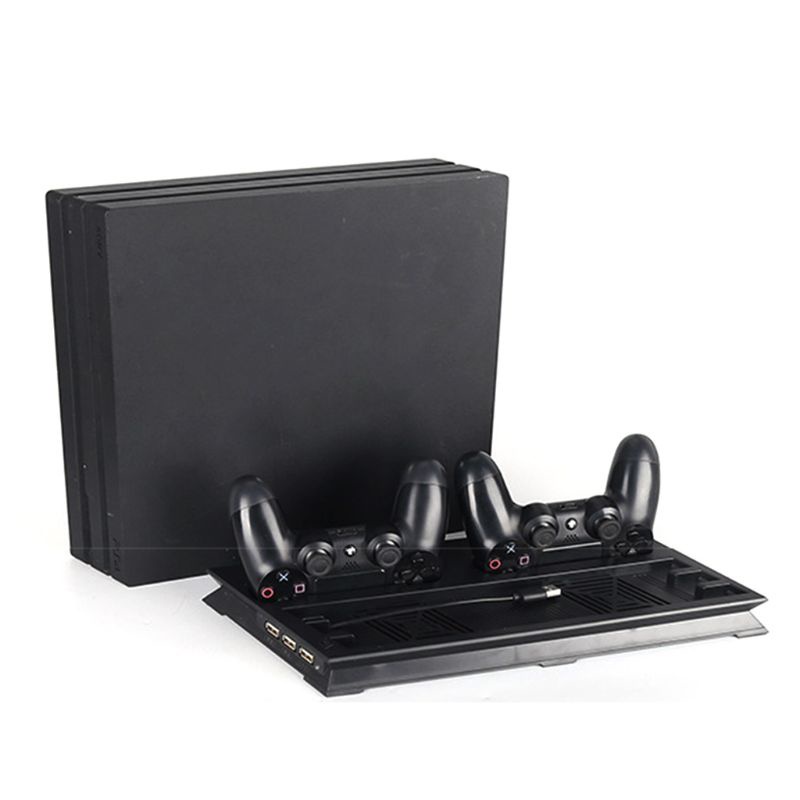 Đế Sạc Đứng Kèm Quạt Tản Nhiệt Cho Tay Cầm Chơi Game Ps4 Pro