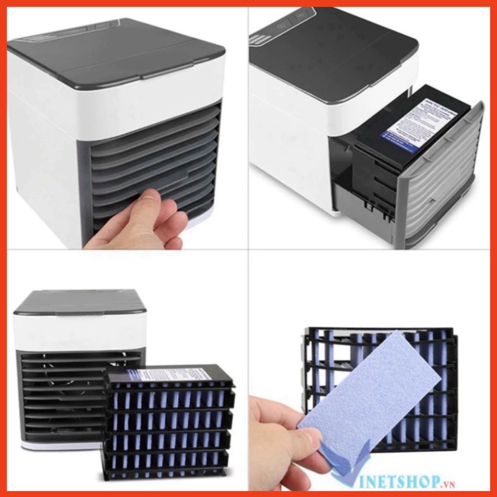 Quạt Điều Hòa Mini , Quạt Mini Hơi Nước Mini Để Bàn - PT