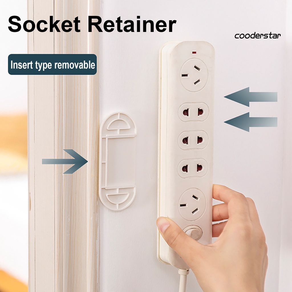 Giá đỡ ổ cắm điện dán tường tiện lợi cho văn phòng