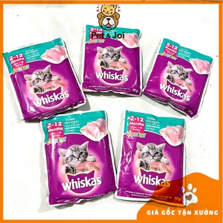 COMBO 24 Gói Pate WHISKAS mèo con junior 80g⚡SIÊU_ƯU_ĐÃI⚡, đồ ăn ướt cho mèo cưng - PET&JOI