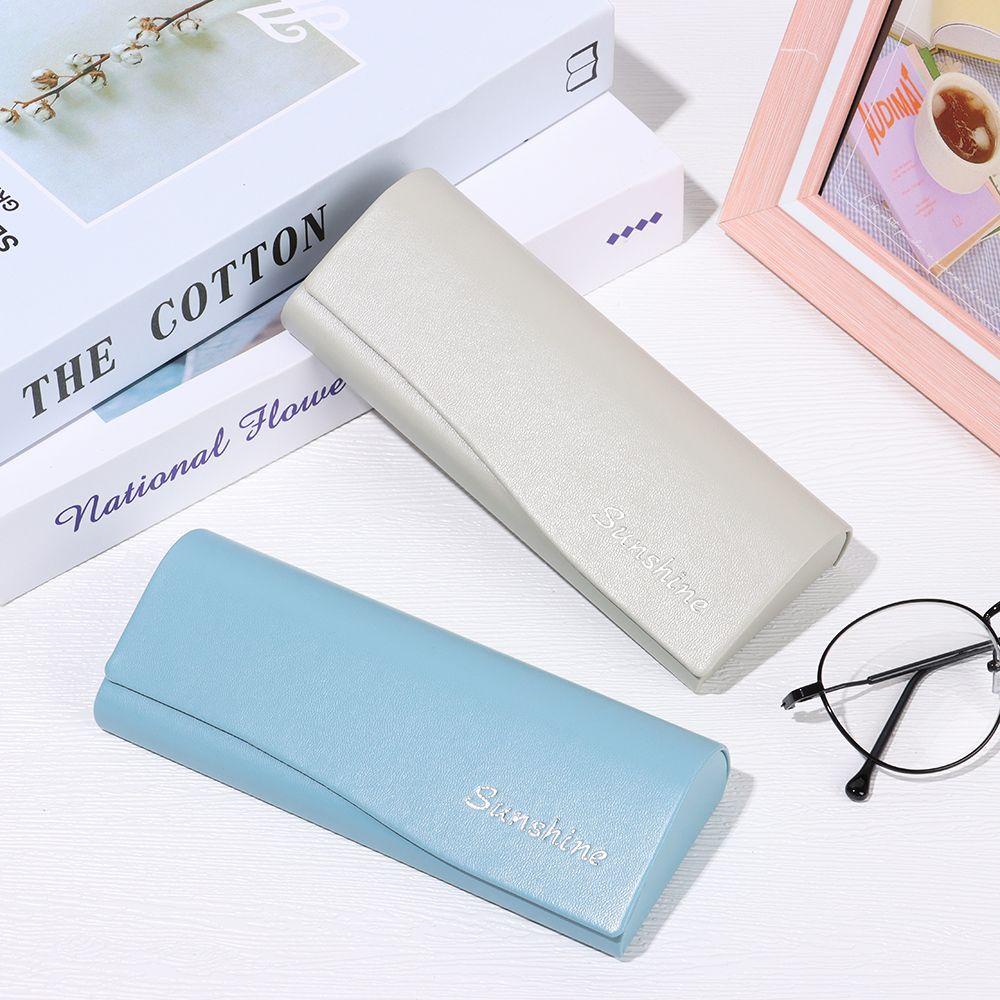 Hộp Đựng Mắt Kính Bằng Da PU Chống Thấm Nước Phong Cách Vintage