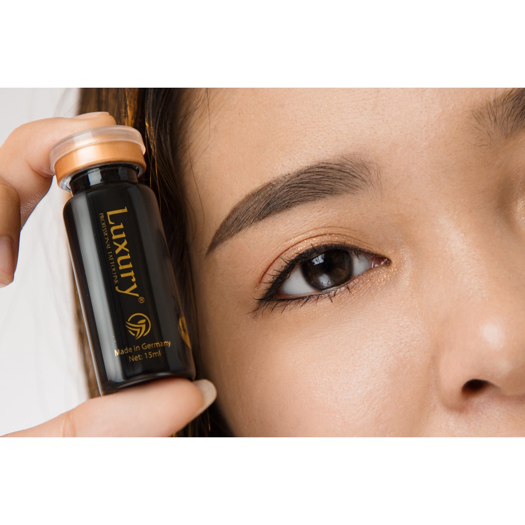 MỰC PHUN XĂM MÀY, MÔI, MÍ LUXURY CHÍNH HÃNG ĐỨC - 15ML