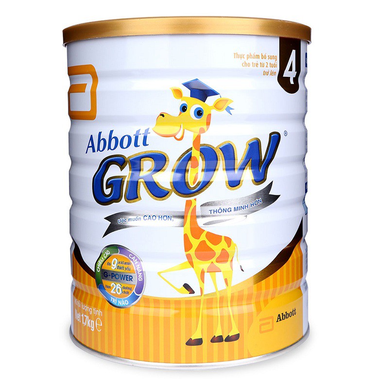Sữa Bột Abbott Grow 4 Hương Vani (1.7kg)