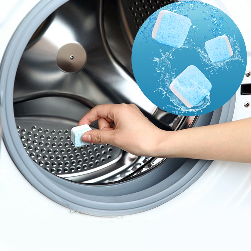 VIÊN TẨY H4 Vệ Sinh Lồng Máy Giặt - Diệt Khuẩn, Tẩy Sạch Chất Cặn, Mảng Bám, Ẩm Mốc Hiệu Quả