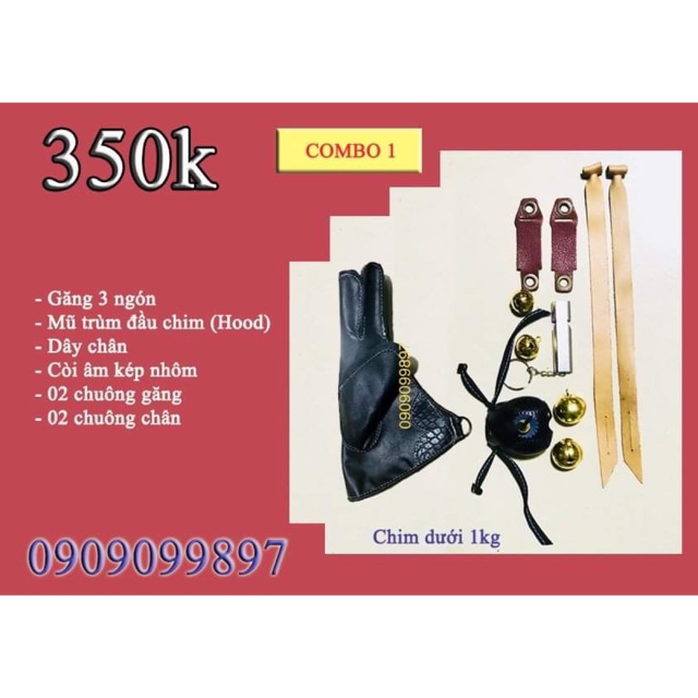 Bộ phụ kiện chim săn mồi