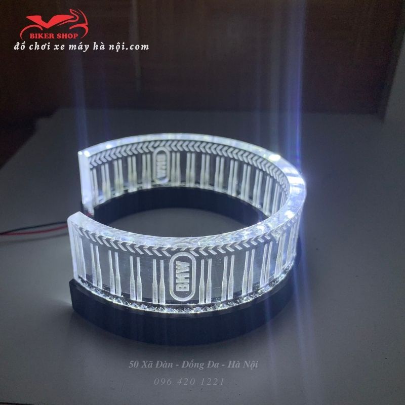 Vòng thiên thần khắc 3D lắp Bi cầu cực đẹp size 3inch