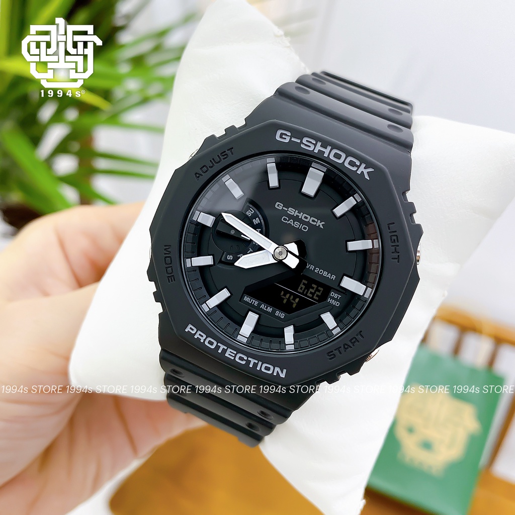 Đồng hồ nam Casio G-Shock GA-2100-1A chống va đập, chống nước 200m, hàng chính hãng