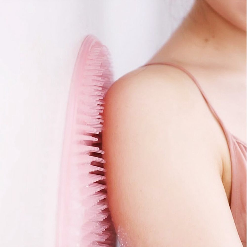 YIYU Thảm mát xa rửa chân chất liệu silicon dáng tròn nhiều màu tùy chọn thích hợp cho nhà tắm hộ gia đình 31cm