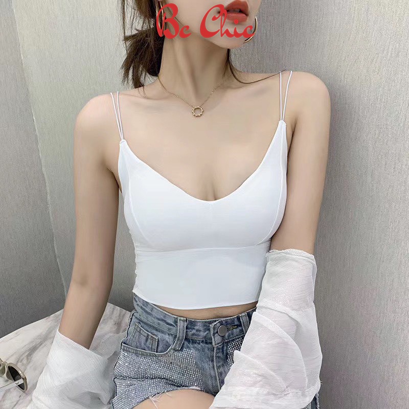 Áo Bra Nữ 2 dây Nâng Ngực - Áo bra nâng vòng một gợi cảm mẫu Bra đúc su B115 BC_CHIC LINGERIE