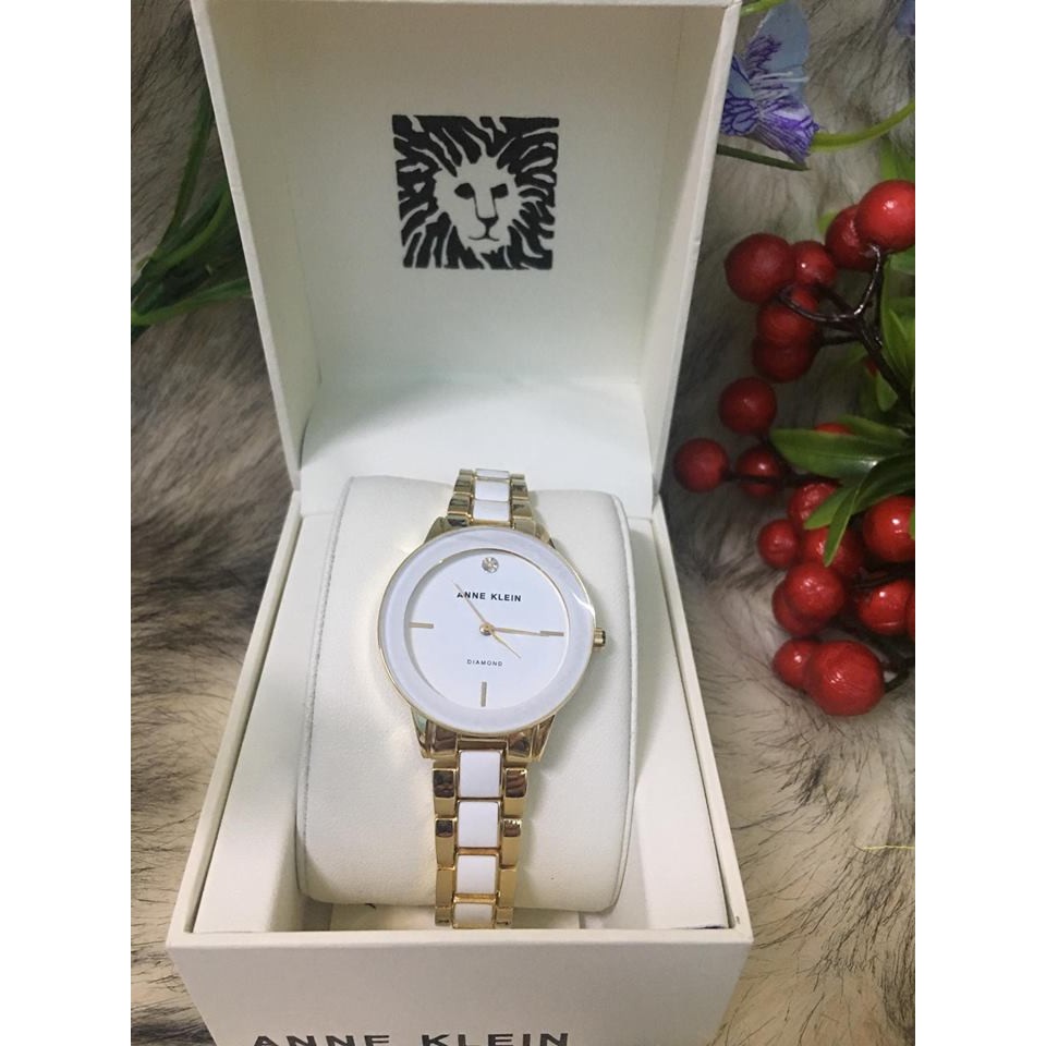 ĐỒNG HỒ NỮ DÂY ĐÁ  ANNE KLEIN XÁCH TAY TỪ MỸ