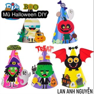 MŨ HALLOWEEN HANDMADE CHO BÉ YÊU CỰC XINH