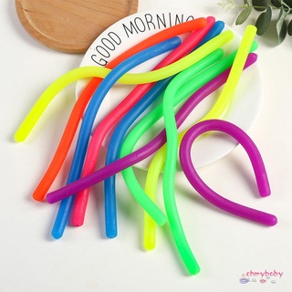 6 Pcs Decompression Artifact Release Pull Rope Noodle Rope Random Color