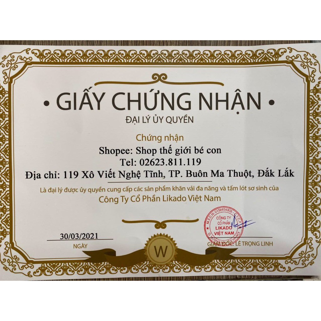 Khăn vải khô đa năng Lykado loại 300g