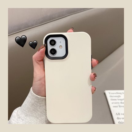 Ốp Điện Thoại for iPhone 14 Pro Max Silicone 3 Trong 1pc acrylic màu trơn có khung bảo vệ camera Cho for iPhone 13 Pro Max 13 12 Pro Max 12 12 Pro 11 Pro Max X XS XR XS Max