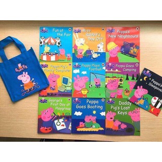 Đồ chơi peppa pig kèm túi