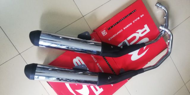 Pô sonic chữ redleo tiếng êm và móc  full cổ cho winner exciter raider raider fi