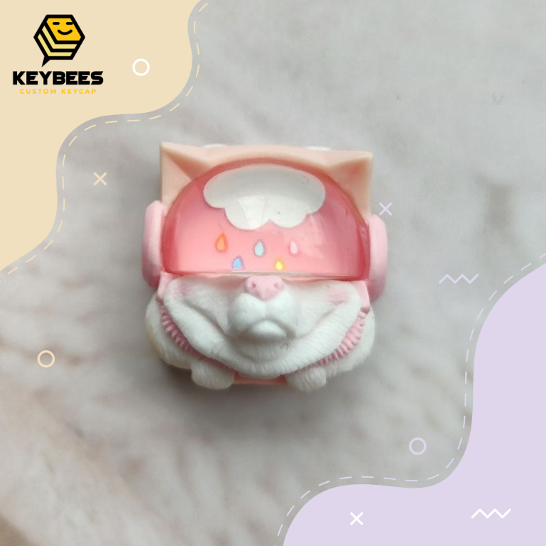 Artisan Keycap - Nút bàn phím cơ resin handmade Sirius Ngày Mưa Rơi