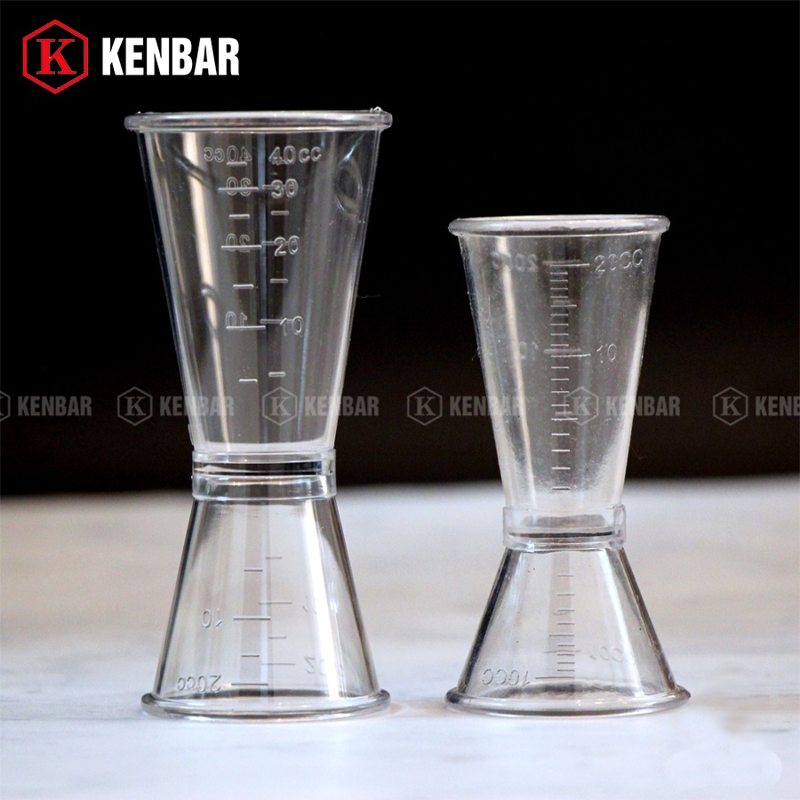 Jigger Nhựa 10 - 20 Ml / 20 - 40 Ml ( Kenbar )
