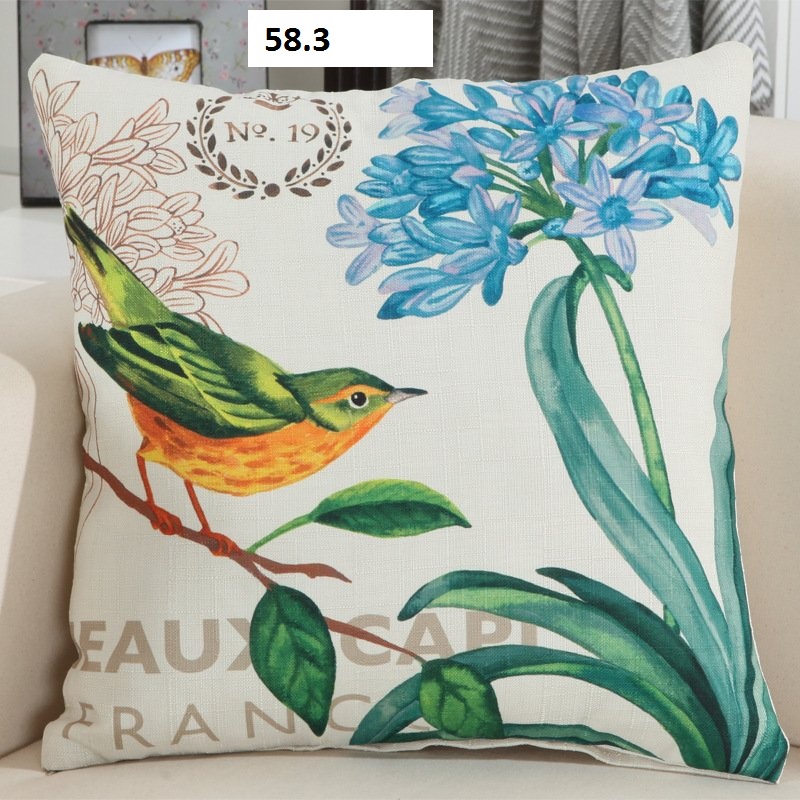 Gối sofa, tưa lưng văn phòng, trang trí sofa nhà cửa,cửa hàng vải bố mẫu mùa xuân  M58