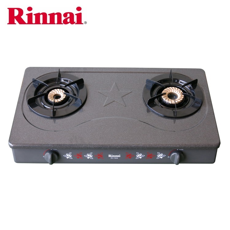 Bếp gas Rinnai RV-740A(GR), Chén đồng có đầu hâm