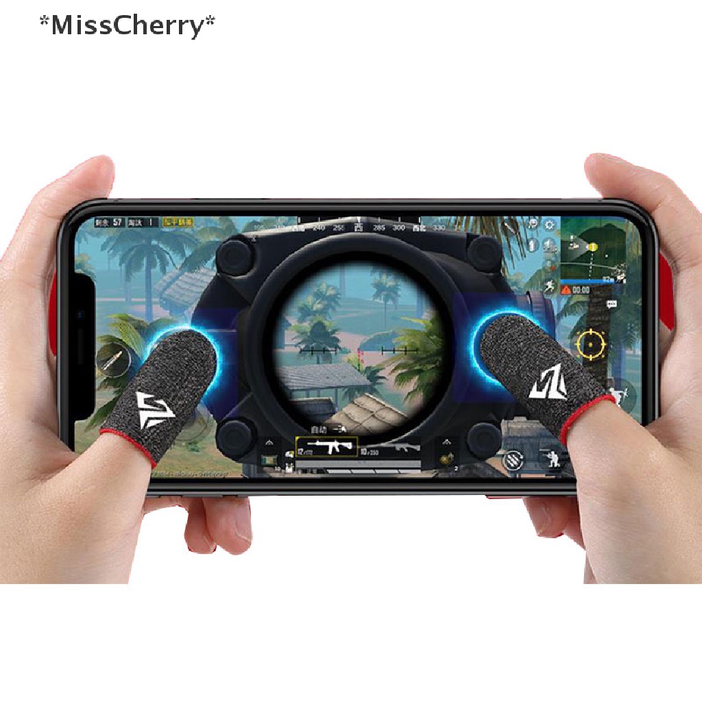 Bộ 2 cái găng tay bọc ngón chơi game cảm ứng chống trượt và mồ hôi