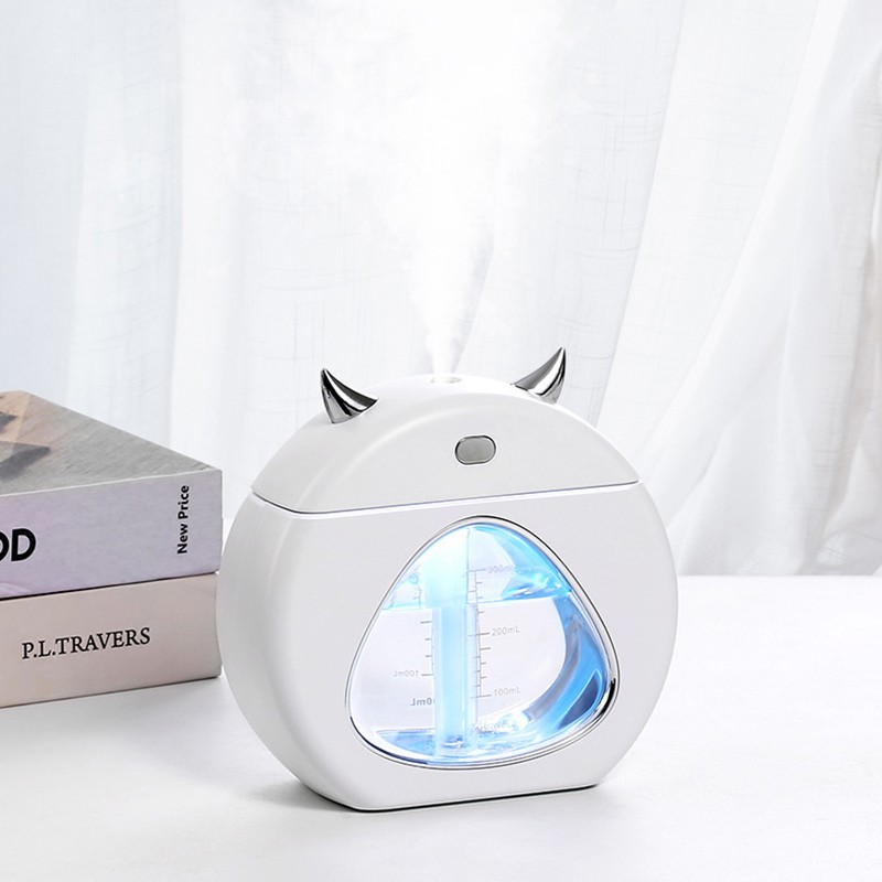 Máy phun sương tạo ẩm Fnelse hình ác quỷ để sử dụng tại nhà sạc USB 300ML