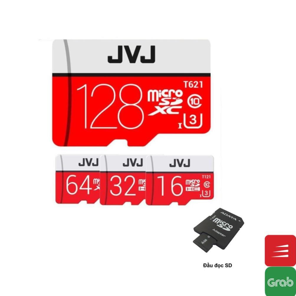 Thẻ nhớ 128Gb/64Gb/32Gb/16Gb JVJ Pro U3 Class10 – chuyên dụng cho CAMERA tốc độ cao 100Mb/s