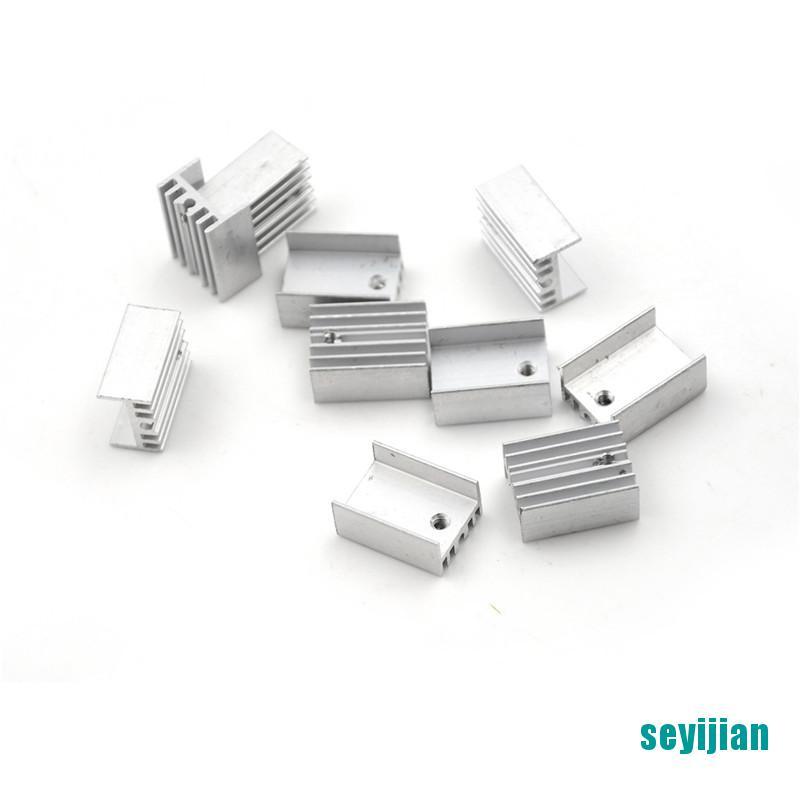 Set 10 Bộ Tản Nhiệt Bằng Nhôm Kích Thước 20x15x10mm Chuyên Dụng Cho TO-220