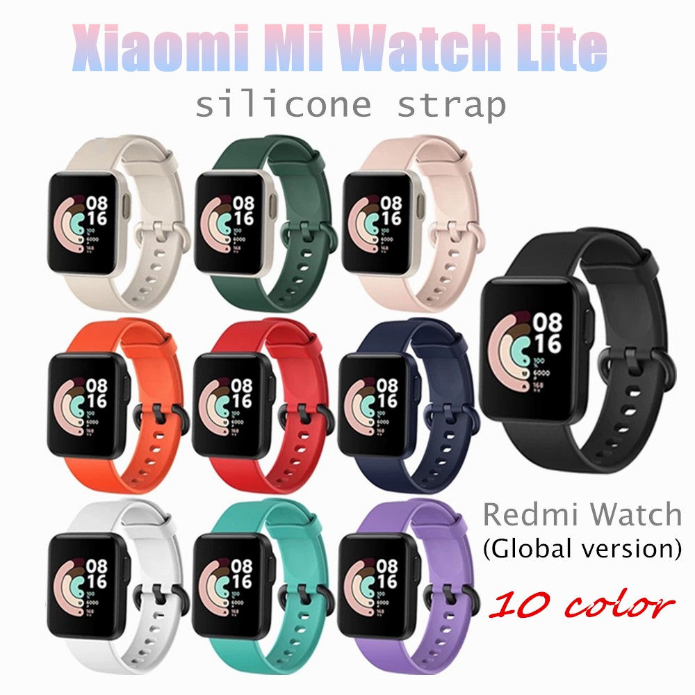 Dây silicon đeo đồng hồ thay thế tiện dụng cho đồng hồ thông minh Xiaomi Mi Watch Lite