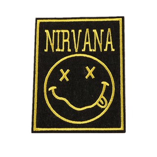 Sticker ủi thêu hình NIRVANA bằng sắt
