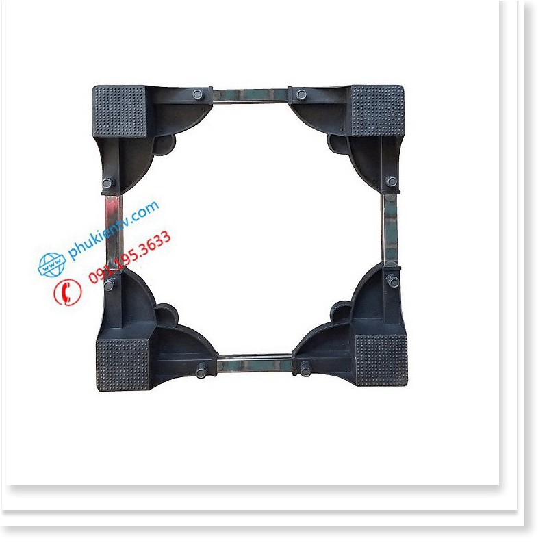 Chân Kệ Kê Máy Giặt Tủ Lạnh Đa Năng - Chân Đế Máy Sấy, Máy Rửa Bát Bê Tông Siêu Dày Chịu Tải 400 Kg