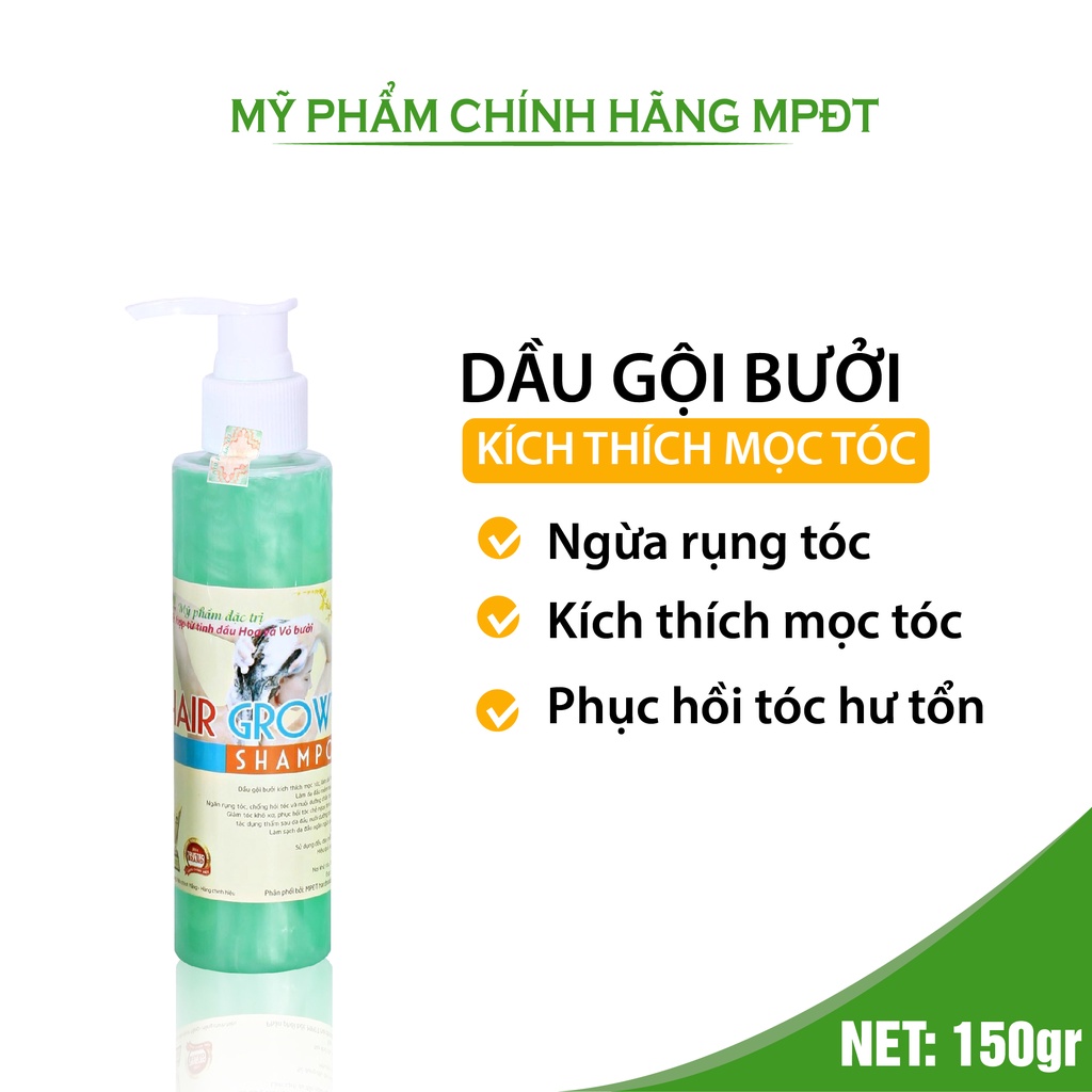 Dầu Gội Mọc Tóc Từ Tinh Dầu Bưởi Thiên Nhiên ngăn ngừa rụng tóc,kích thích mọc tóc hiệu quả