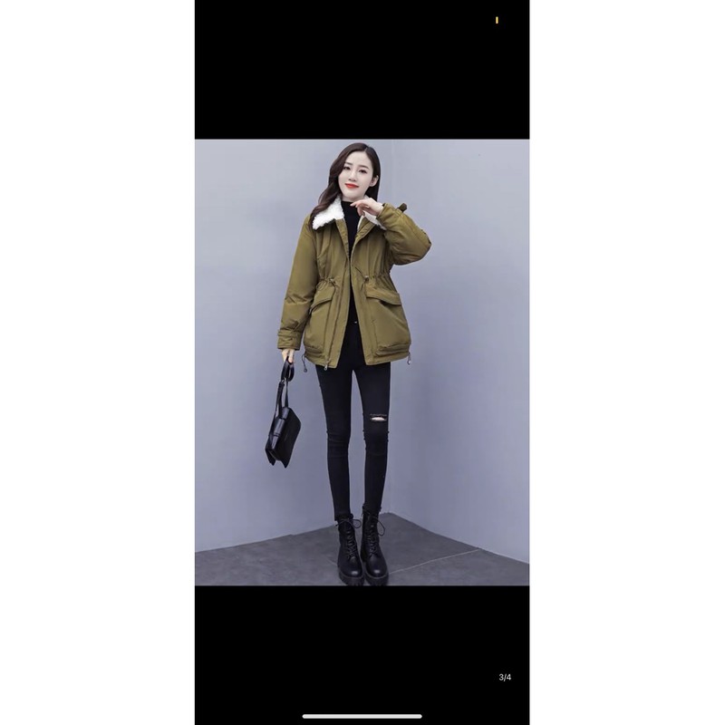 Áo phao hót lông nữ