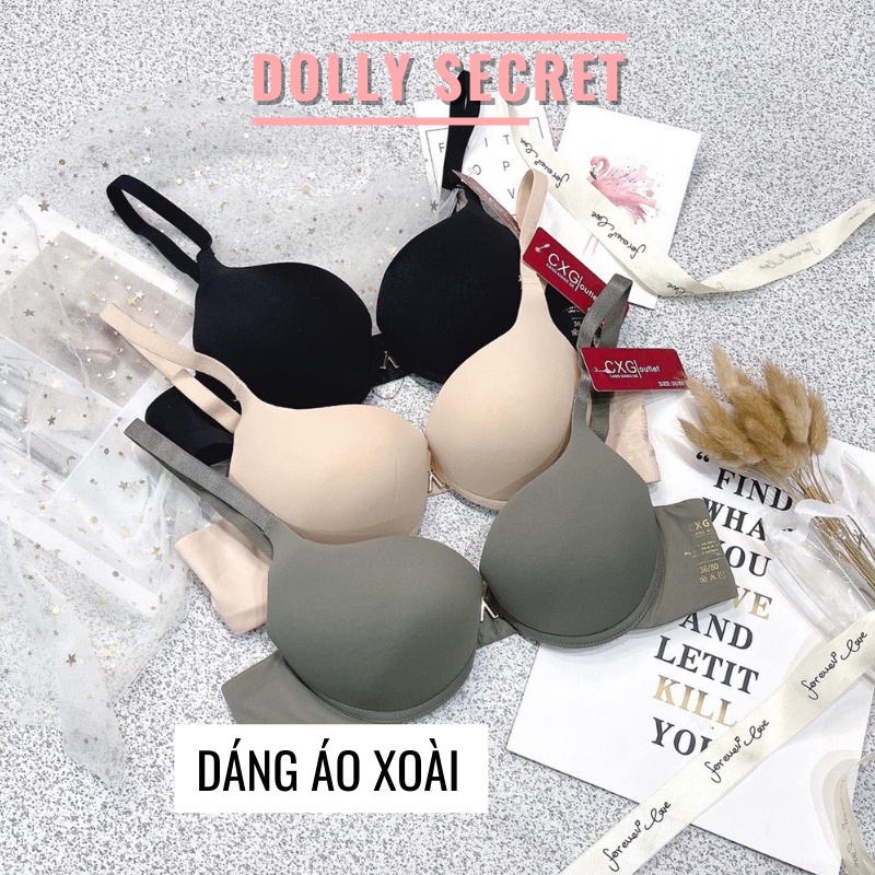 Áo lót nâng ngực nữ có đệm kép sexy gợi cảm mềm mại êm ái DOLLY SECRET A12