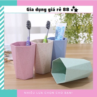 Cốc nhựa chịu nhiệt bằng lúa mạch hình lục giác 88082 gia dụng giá rẻ