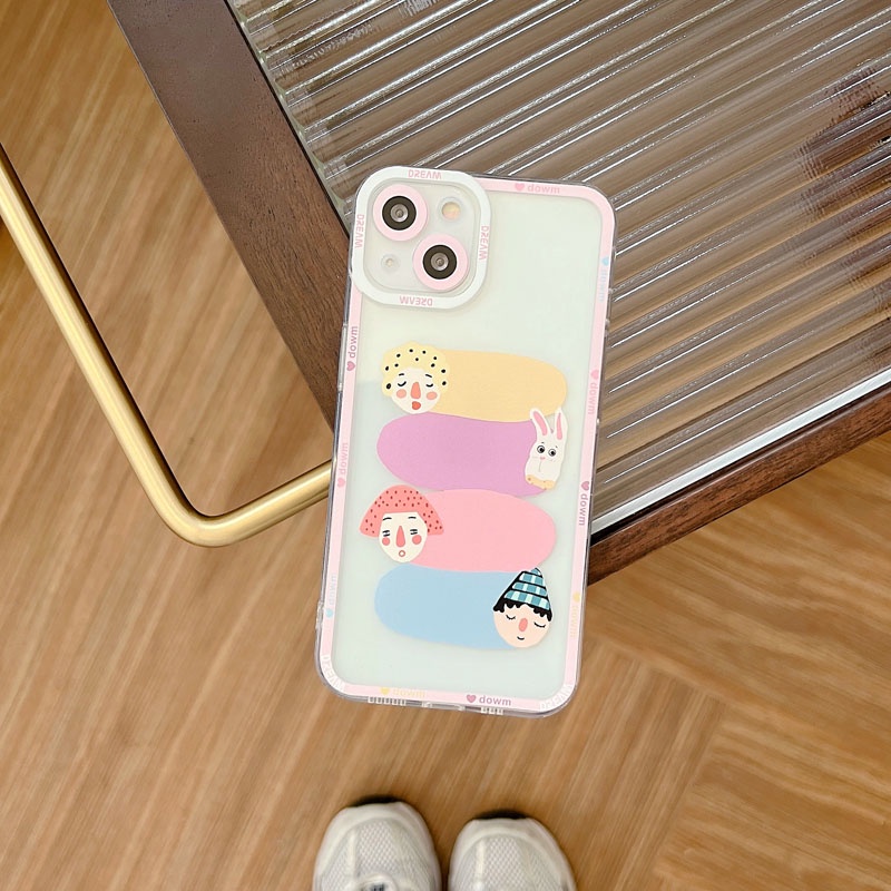 Ốp Điện Thoại TPU Silicon Mềm Chống Sốc Chống Bụi Hình Thỏ Mắt Thiên Thần Cho iPhone11 12 Pro Max 6 6S 7 8 Plus X XS XR XSMAX