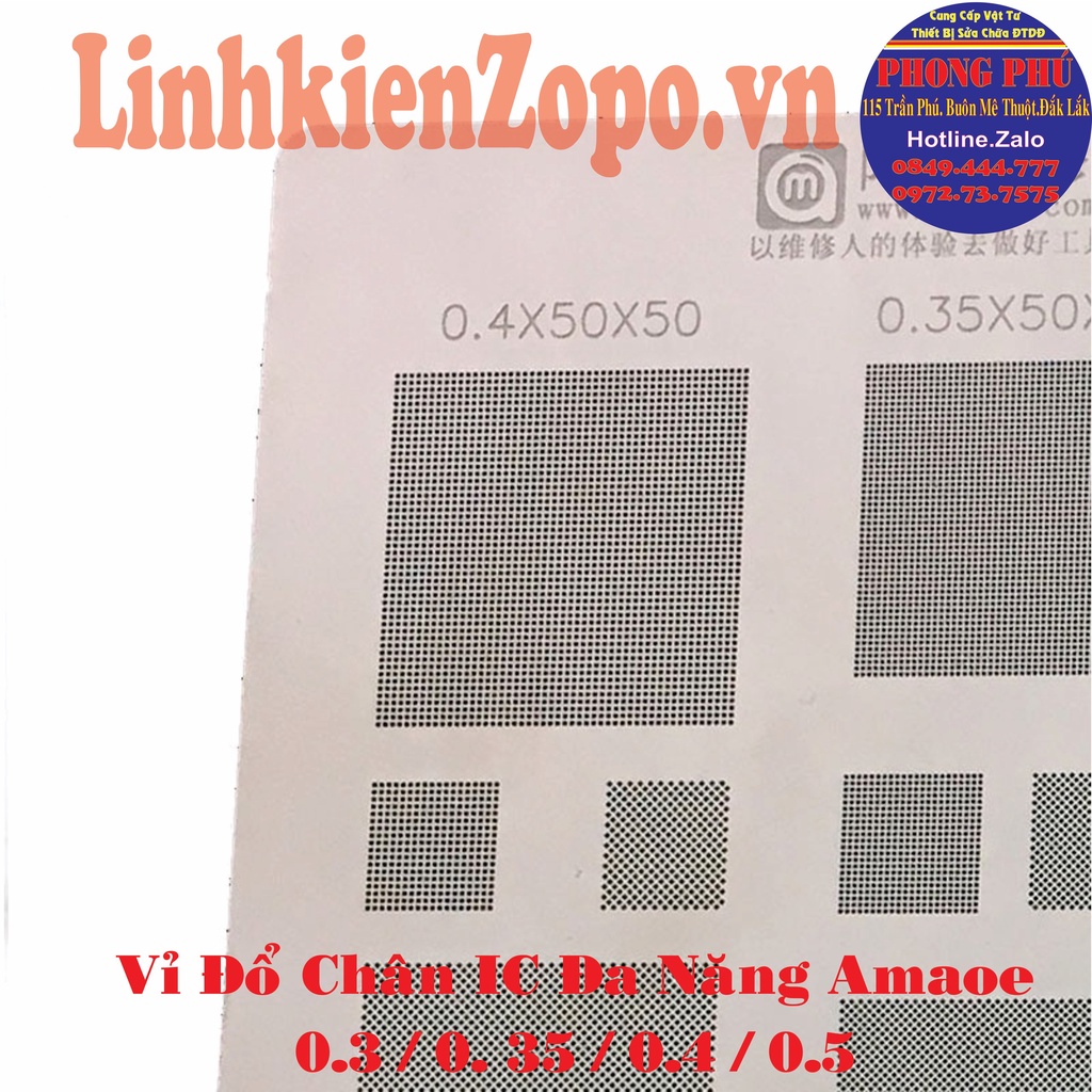 Vỉ Đổ Chân IC Đa Năng M Amaoe 45
