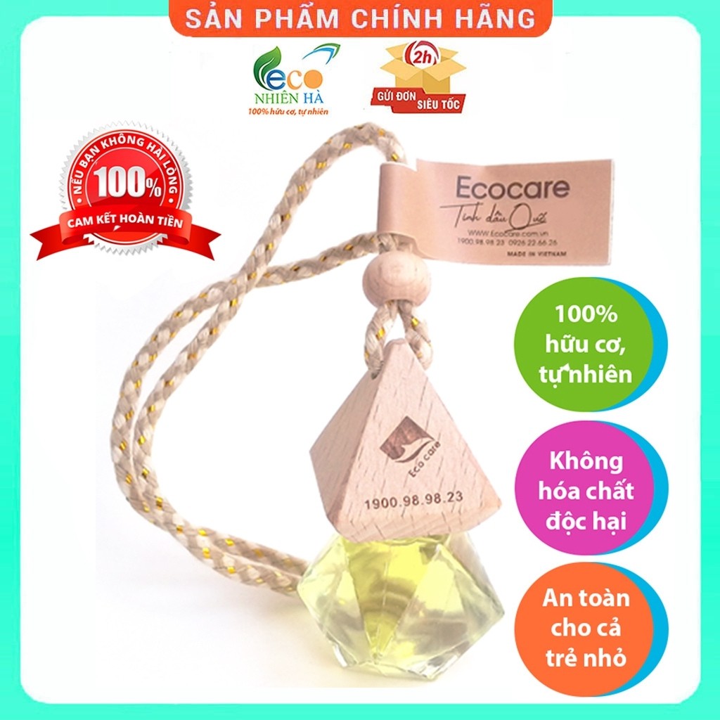 Tinh dầu ECOCARE 7ml quế, tinh dầu thơm phòng, treo xe giúp khử mùi, đuổi côn trùng