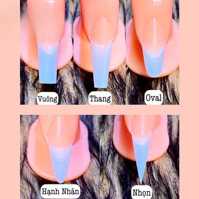 Ngón tay giả học làm nail, tập vẽ gel đắp móng chuyên dụng